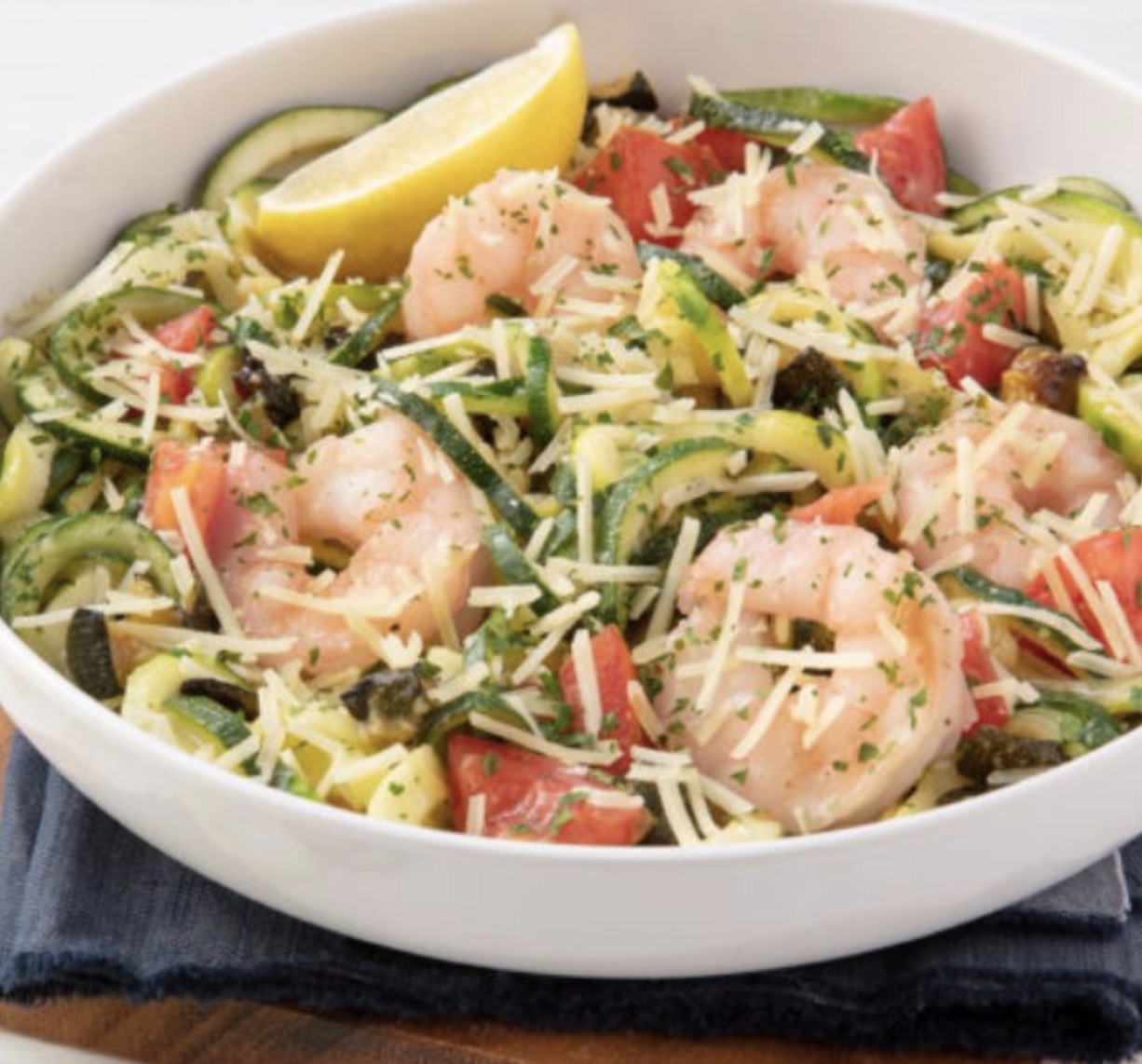 Noodles and Company Zucchini Shrimp Scampi